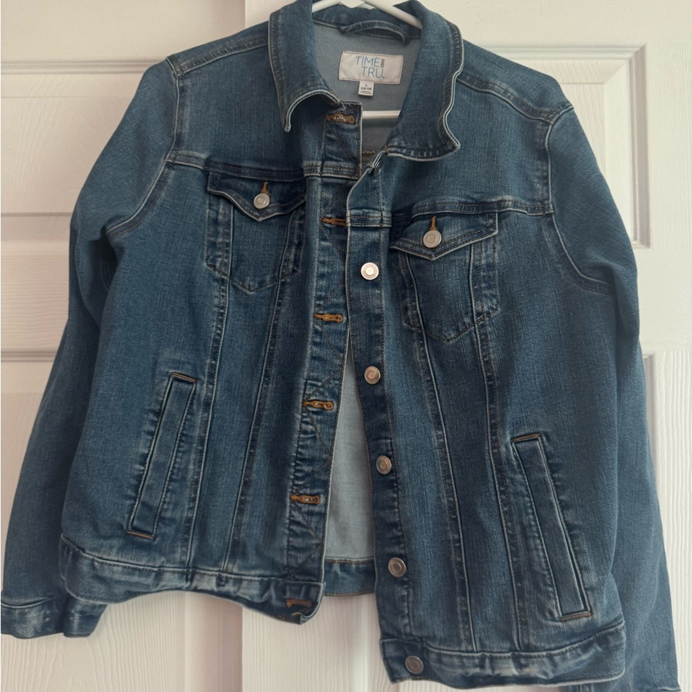 Time and Tru Blue Denim Jacket